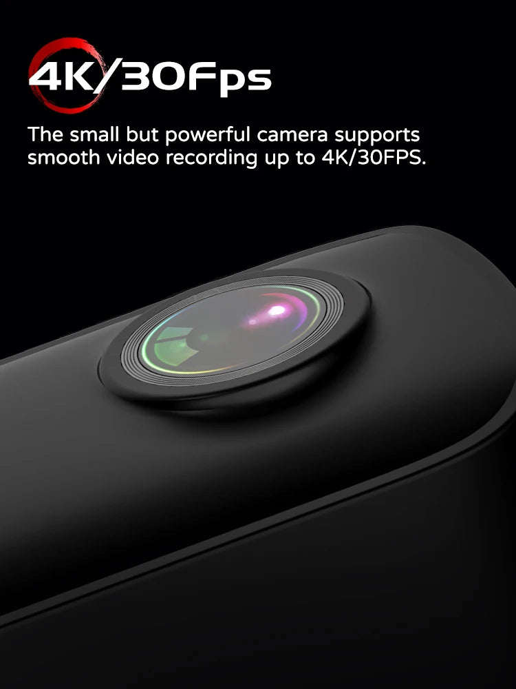 SUPERIOR BIKE Mini Thumb Camera 1080P30FPS / 4K30FPS