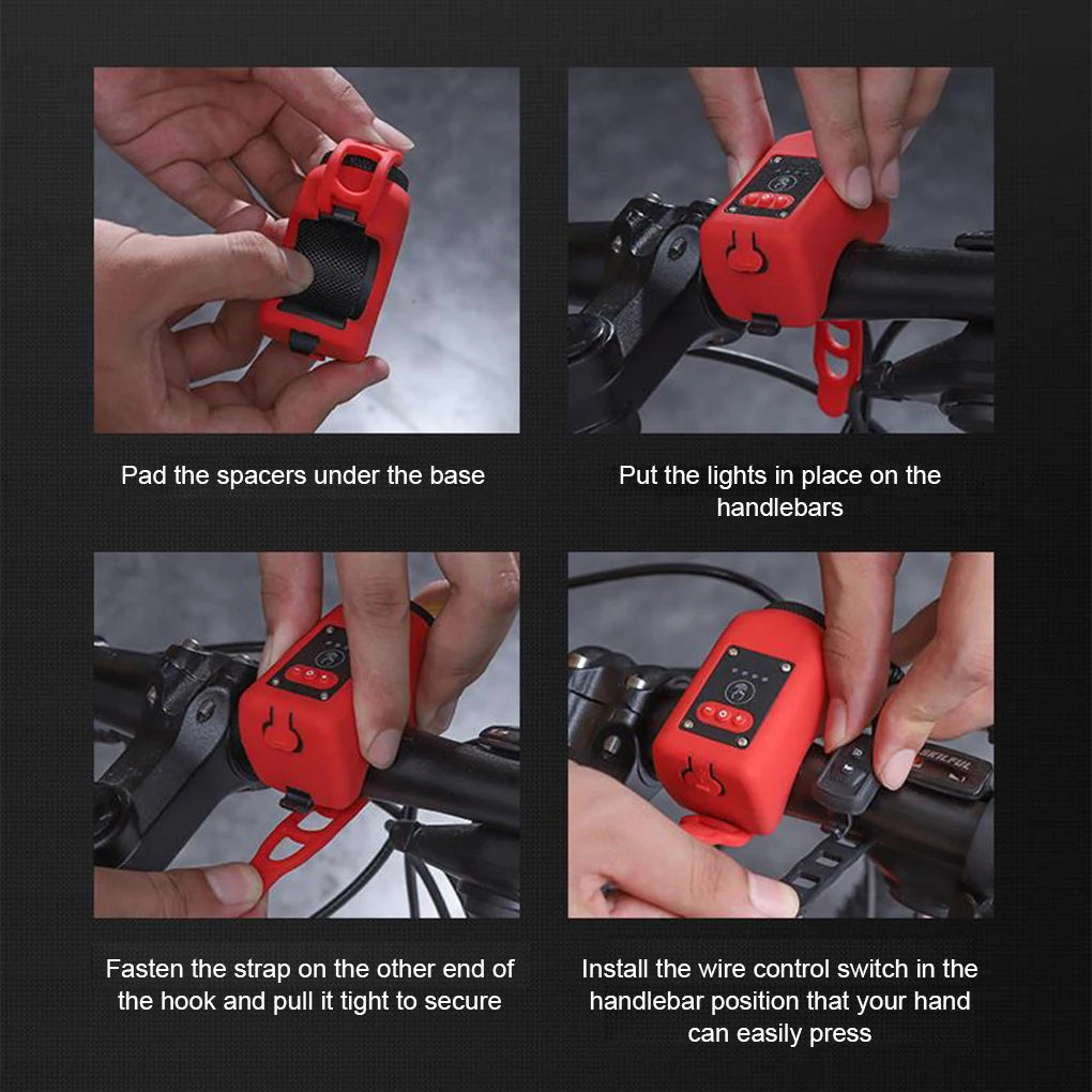 SUPERIOR BIKE 2 in 1 Electric Bike Horn