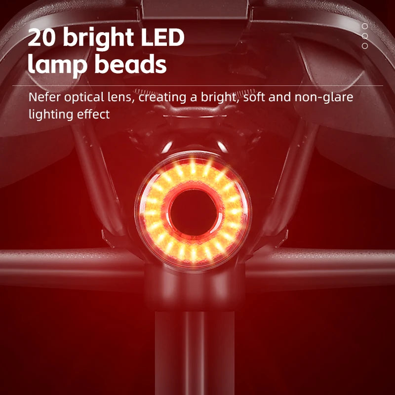 SUPERIOR BIKE Road Bike Rear Light IPX6 Waterproof Type-C Charging