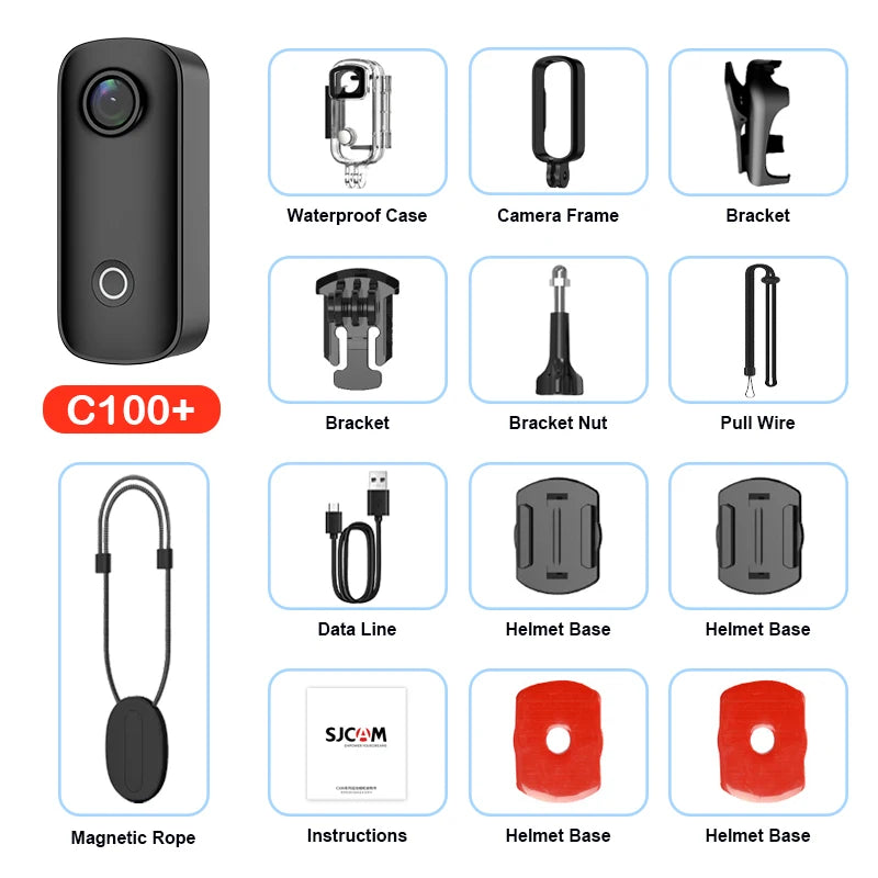 SUPERIOR BIKE Mini Thumb Camera 1080P30FPS / 4K30FPS