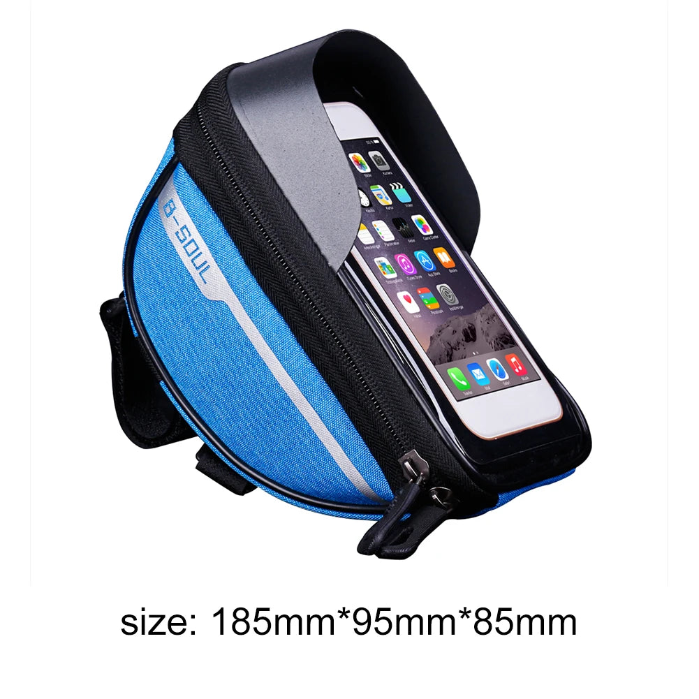 SUPERIOR BIKE Bag Bicycle Front Phone Case Holder with Touchscreen Top