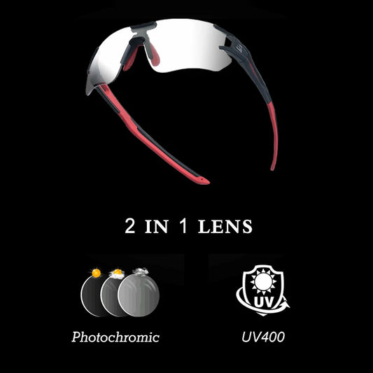 SUPERIOR BIKE Cycling Outdoor Photochromatic Glasses