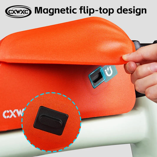 SUPERIOR BIKE Waterproof Cycling Front Bag Magnetic Lid Gravel